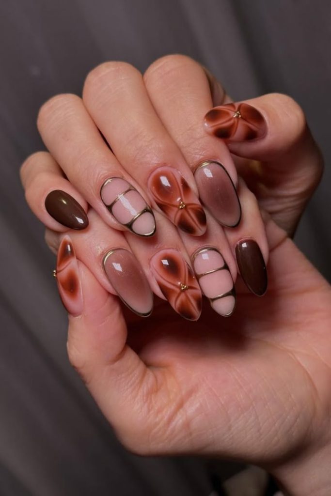 Warm and Cozy Fall Nail