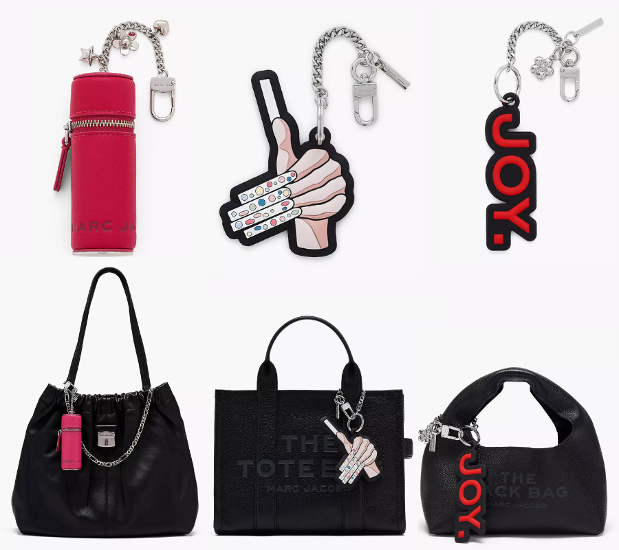 Accessories Your Tote Bag with The Joy Bag Charm