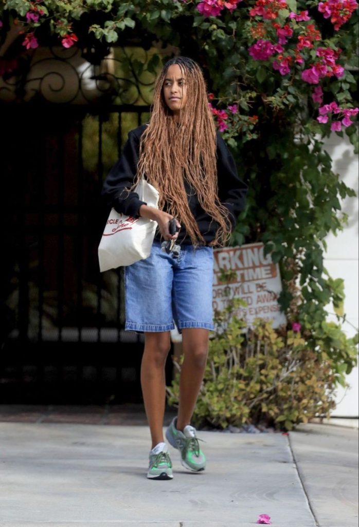 malia obama blowout summer hair