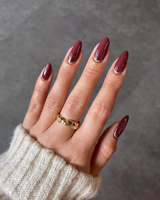 Burgundy & Chrome Mix
