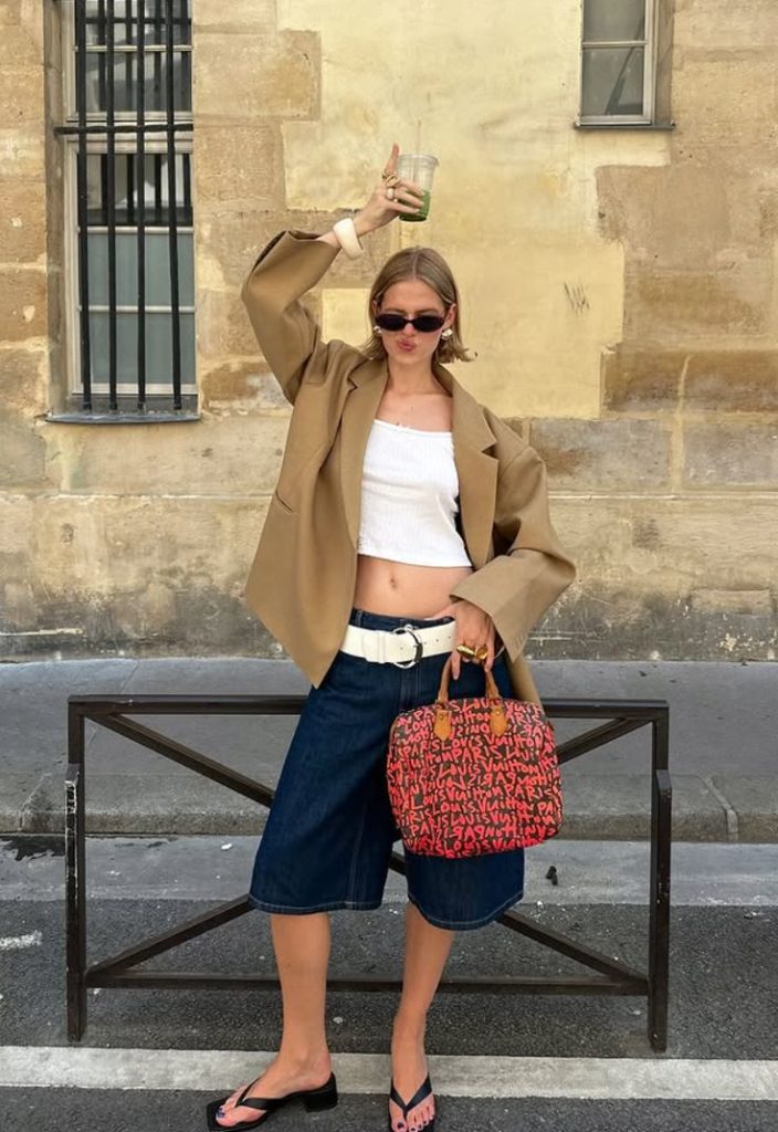Gen Z Bermuda shorts outfit