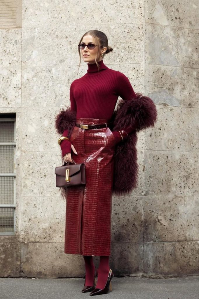 cherry red color is the fall color for 2025