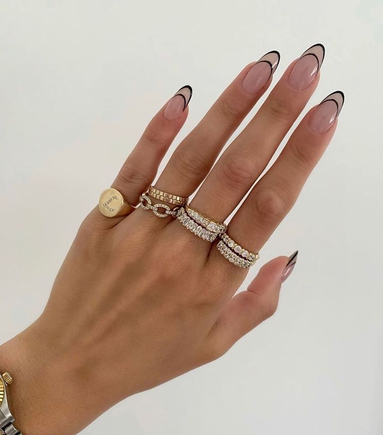 nail designs French tip