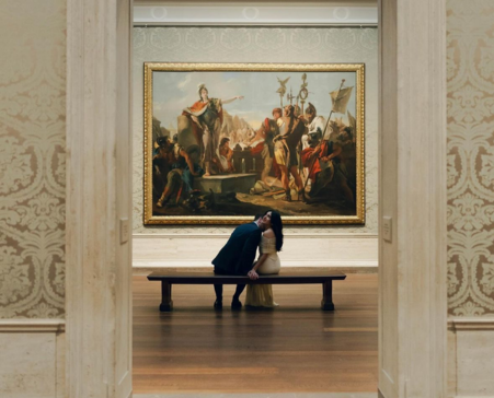 A romantic museum date 