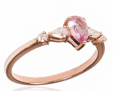 Pink Diamond Ring 